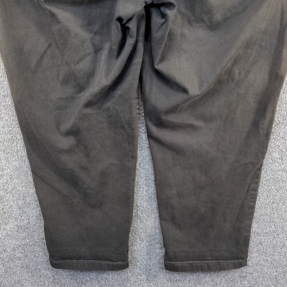 Terra & Sky Women's Cropped Skinny Leg Jeans Black Plus Size 18W 5-Pocket - Picture 7 of 10